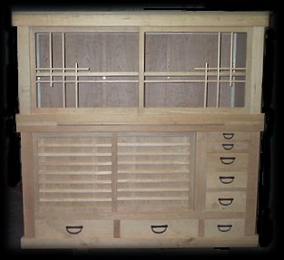 Handcrafted tansu by John Struble